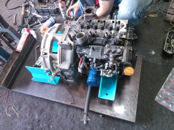 DENYO電友柴油電焊發電機拆機整理修理