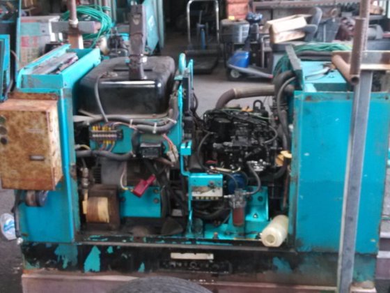 DENYO電友柴油電焊發電機拆機整理修理