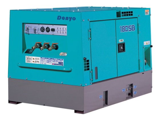DENYO 電友 DIS-180SB2 螺旋式柴油空壓機