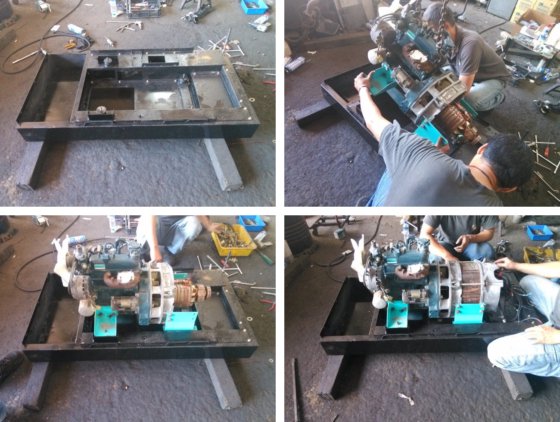 這台機子是這樣整理出來的、全機拆除整理、重新組裝完成、焊接出力整體測試。