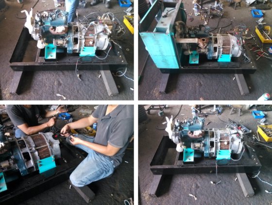 這台機子是這樣整理出來的、全機拆除整理、重新組裝完成、焊接出力整體測試。