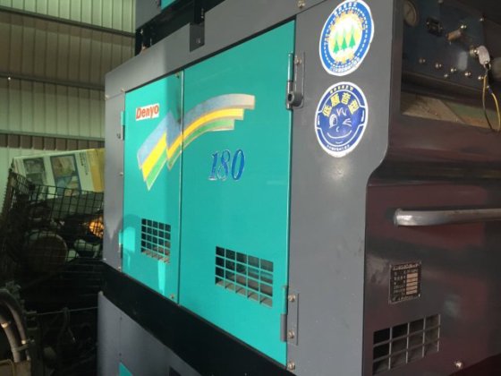 【供參考】DENYO 電友 DPS-180SPB2 《防音型》柴油引擎螺旋式空壓機
