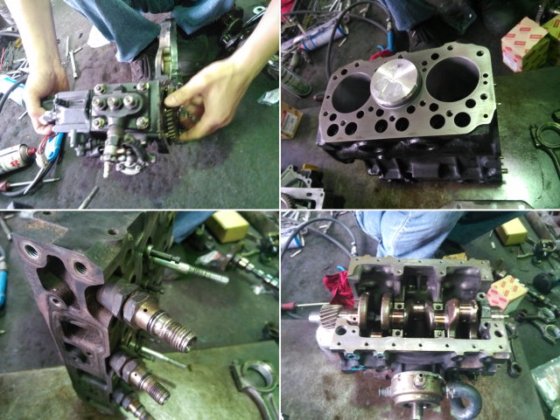 客戶的YANMAR柴油引擎發電機大修