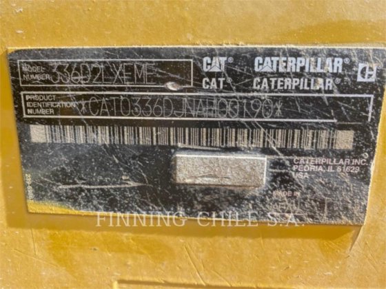 2015 CAT 336D2LXE
