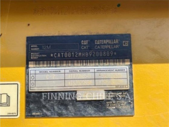 2018 CAT 12M