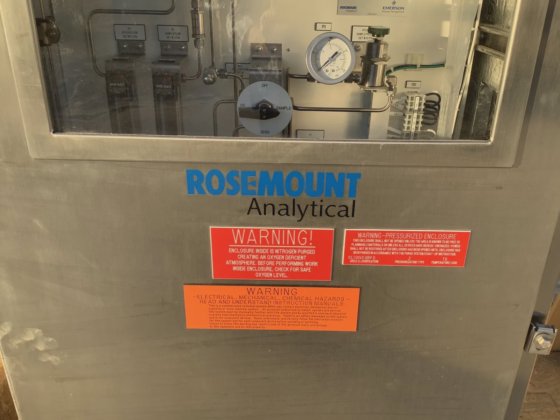 Rosemount Analytical / Emerson Test Cabinet. X-stream X2FD-TCD Analyzer ...