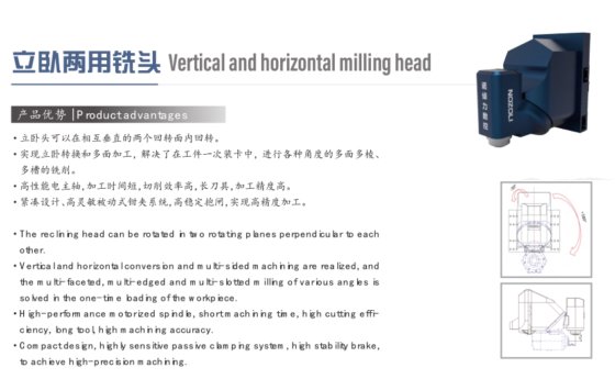 立卧两用铣头