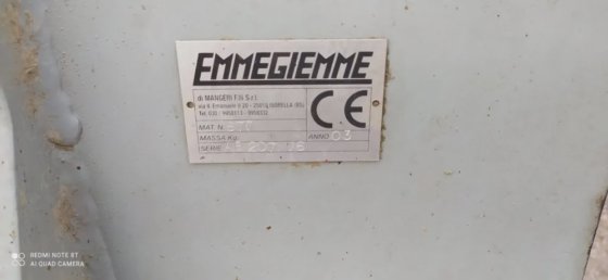 ARATRO BIVOMERE EMMEGIEMME Mod. AB207V6