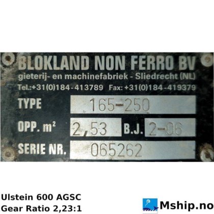 1975 Ulstein 600 AGSC