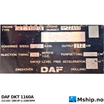 DAF DKT 1160 A