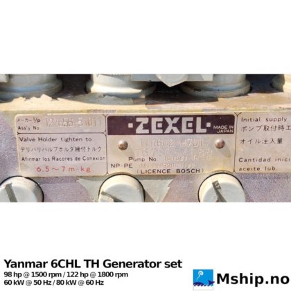 1998 Yanmar 6CHL-TH