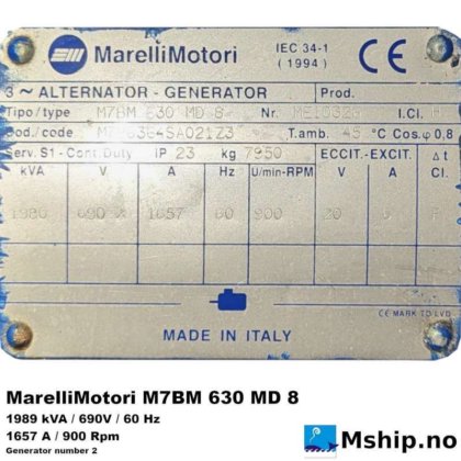 1998 Wärtsilä 9L20