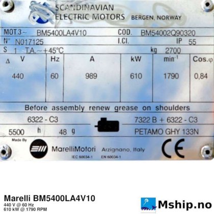 Marelli BM5400LA4V10