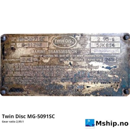 Twin Disc MG-5091SC