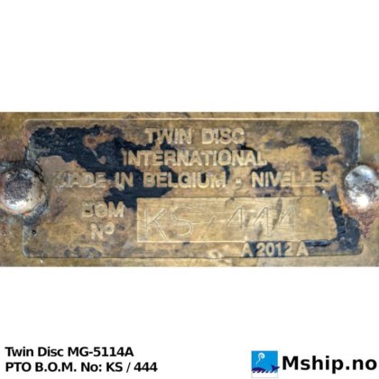 Twin Disc MG-5114A