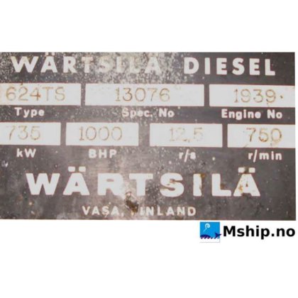 1977 Wärtsilä 624TS