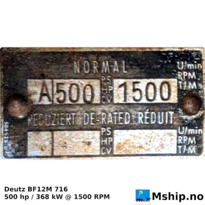 Deutz BF12M 716