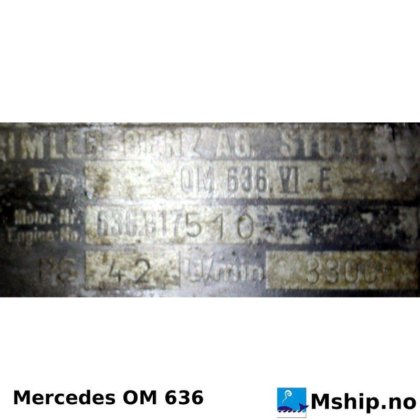 Mercedes OM 636 VI-E