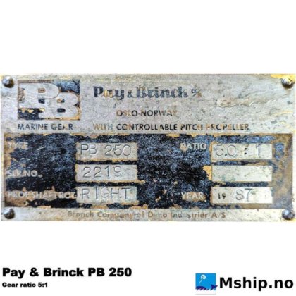 1987 Pay & Brinck PB