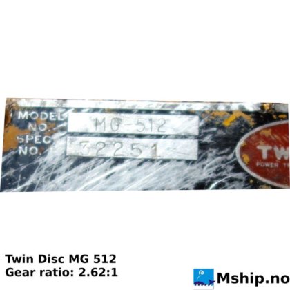Twin Disc MG 512