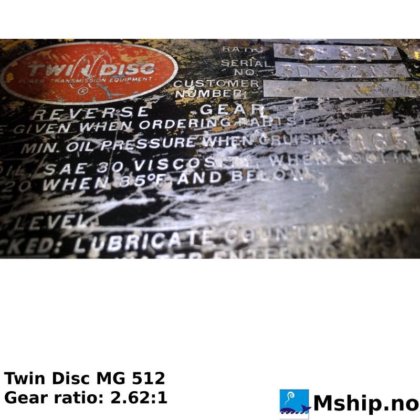 Twin Disc MG 512