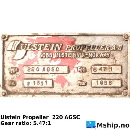 1986 Ulstein Propeller 220 AGSC