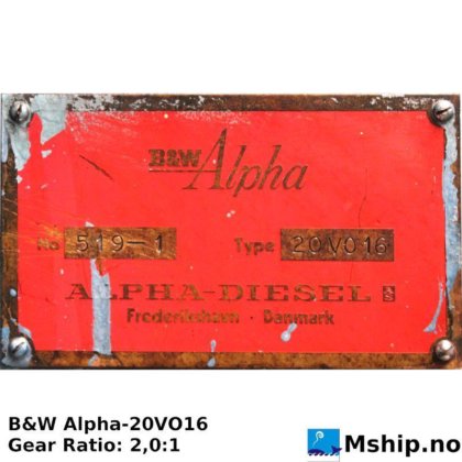 B&W Alpha 20VO16