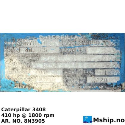 1979 Caterpillar 3408