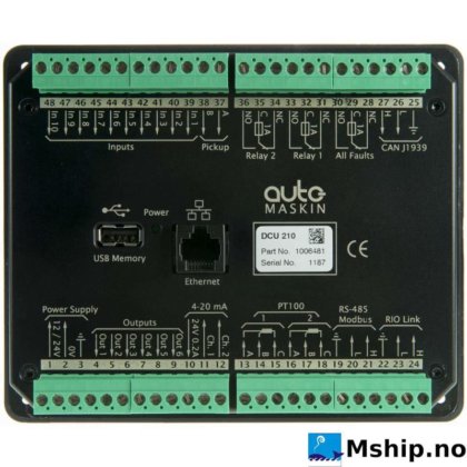 Controlador de motor DCU 210