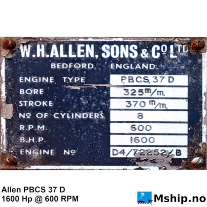 Allen Diesel PBCS 37 D