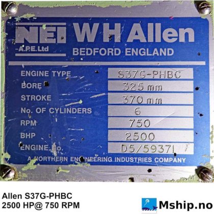 Allen Diesel S37G-PHBC