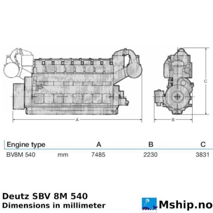 Deutz SBV 8M 540