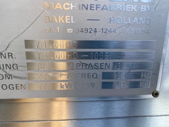 科普斯VM400HD成形机