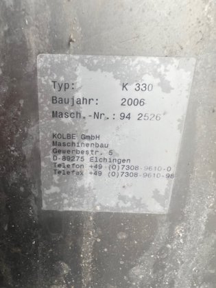 2006 Kolbe K330 带锯