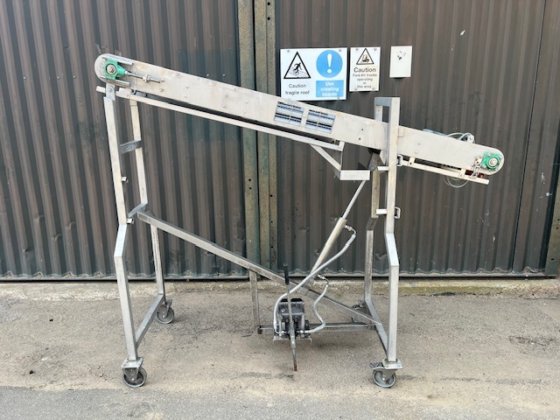 傾斜コンベア - 高さ調節可能