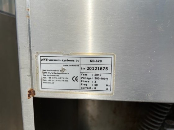 ターボバックSB620ツイン真空包装機