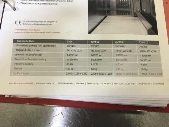 ホラック 23-100CS スライサー