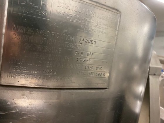 BCH 300ltr クッキングベッセル