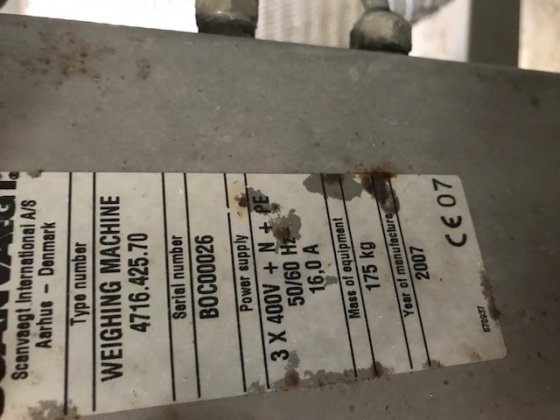 2007 Scanvaegt 6 站式平地机