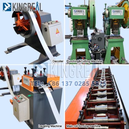 开放式天花板格栅滚压成型机