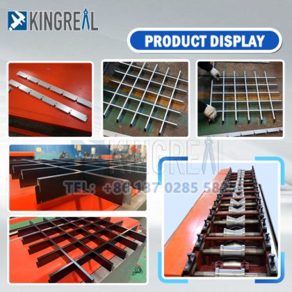 开放式天花板格栅滚压成型机