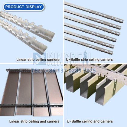 线性条形天花板载体滚压成型机