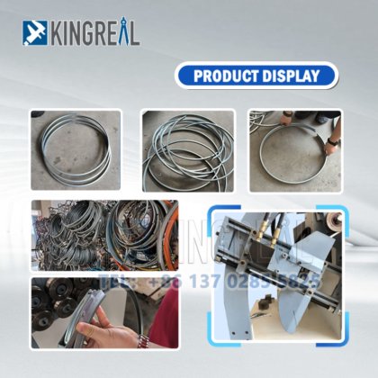 桶箍锁环滚压成型机