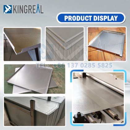 金属天花板冲孔瓦生产线