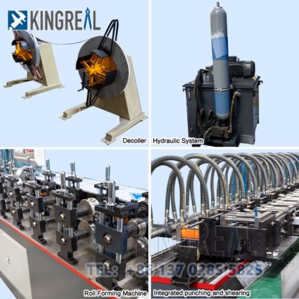 T型天花板滚压成型机