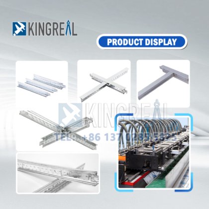 T型天花板滚压成型机
