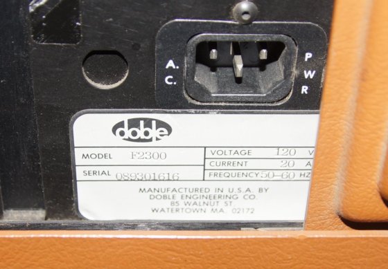 Doble Engineering F2300 High Current