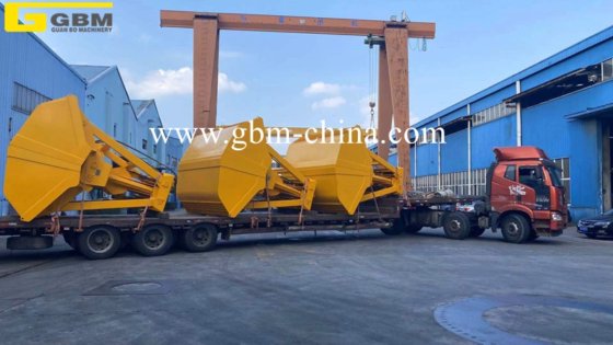 25t 容量 6-12cbm バルク貨物用油圧式リモートコントロールグラブ