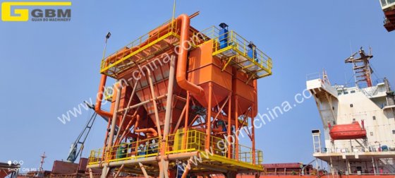 60立方米移动式卡车装载散装货物集尘斗