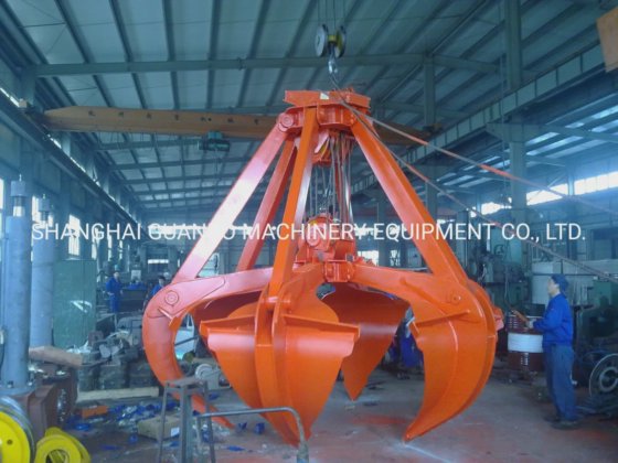 14cbm电动液压橙皮抓斗